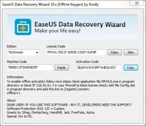 EaseUS Data Recovery Wizard 12.9 Crack With [Latest] Key Free Download 2019